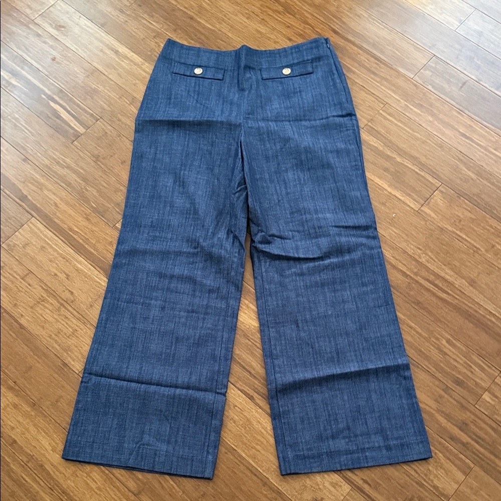 Classic Blue Wide-Leg Women Jeans